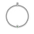 Mai | Smaragd-Geburtsstein | Silber | Kristall-Herz-Armband